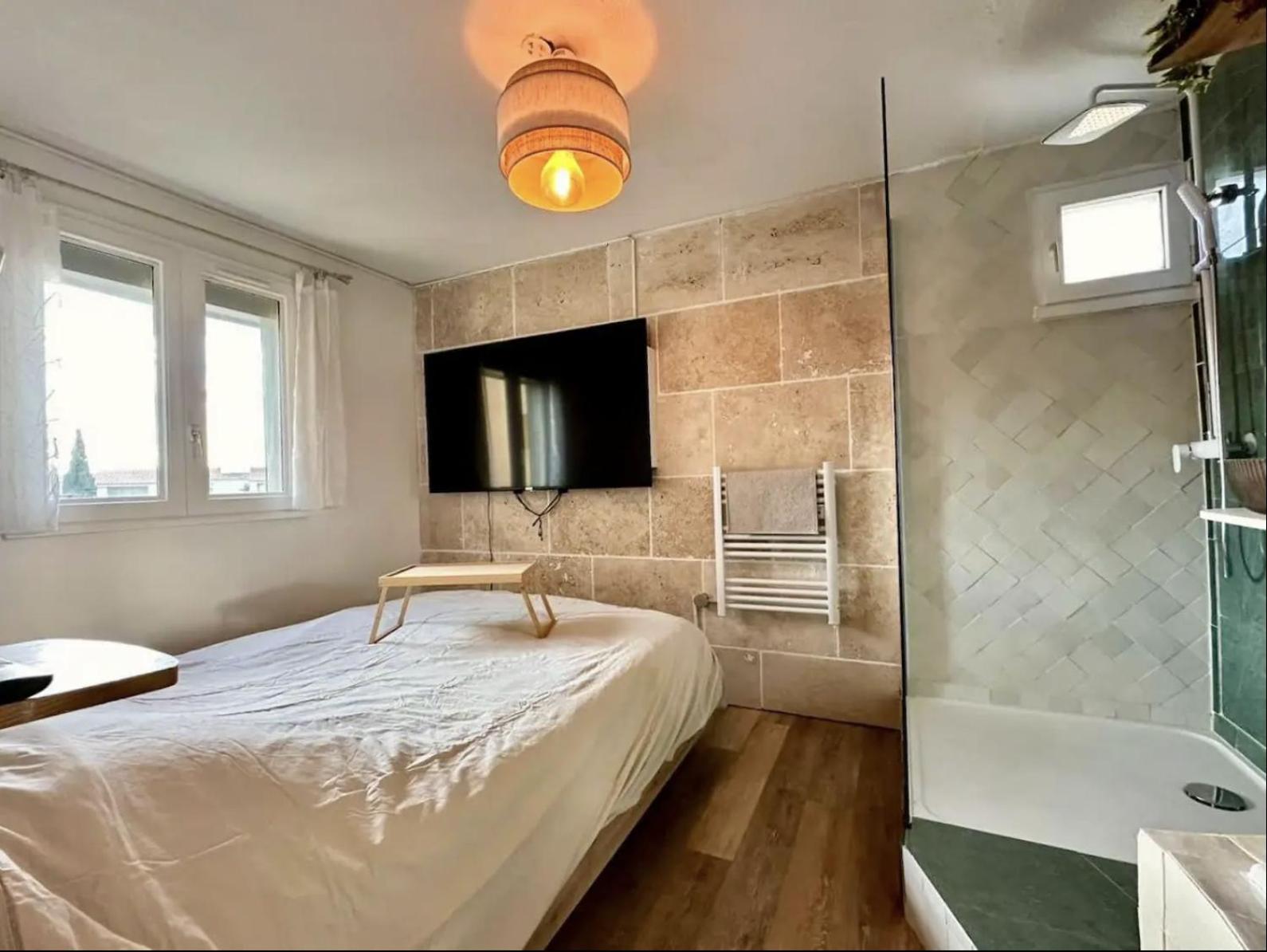 アグドAll New Loft Architecte - Bain Duo & Cinemaアパートメント エクステリア 写真