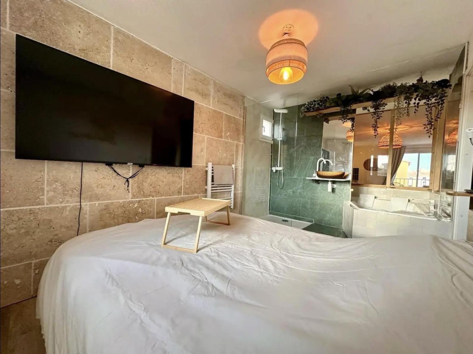 アグドAll New Loft Architecte - Bain Duo & Cinemaアパートメント エクステリア 写真