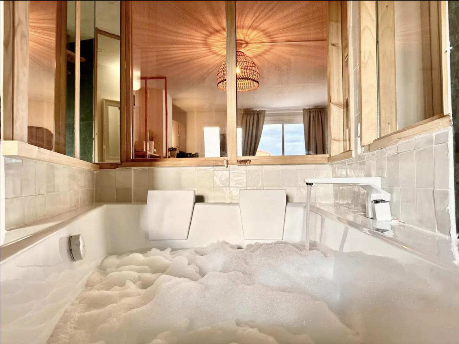 アグドAll New Loft Architecte - Bain Duo & Cinemaアパートメント エクステリア 写真
