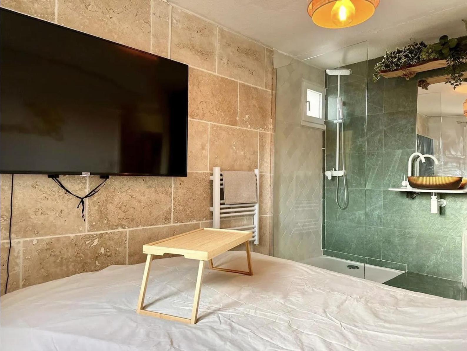 アグドAll New Loft Architecte - Bain Duo & Cinemaアパートメント エクステリア 写真